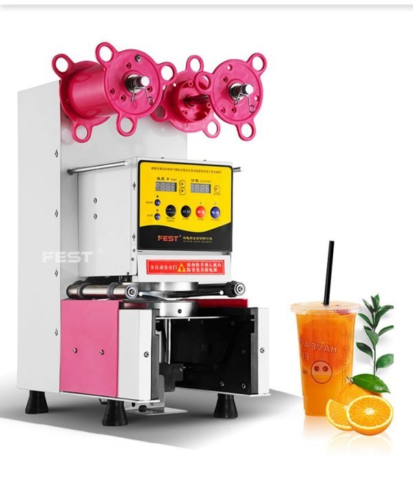 automatic cup sealing machines for bubble tea